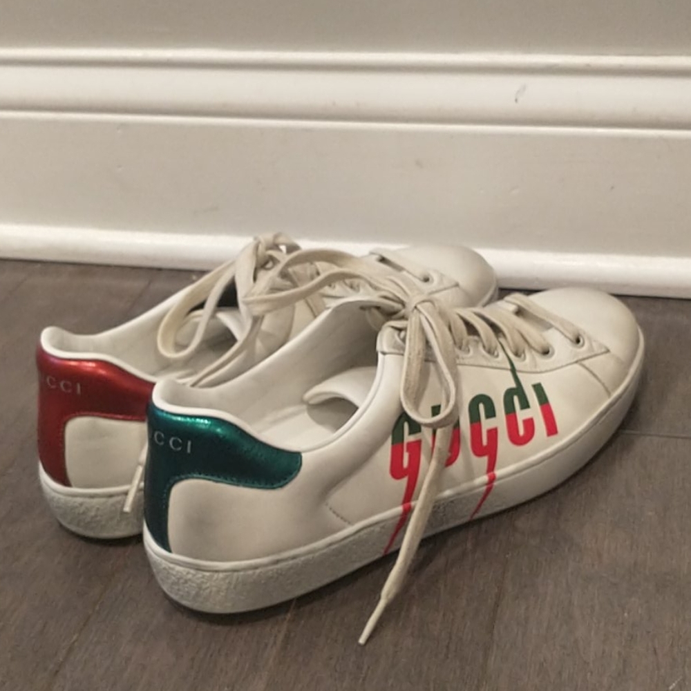 Gucci Ace distressed sneakers size 6 - Picture 3 of 9